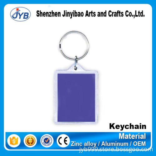 NEW design cheap acrylic keychain cute beach shoes shaped photo keyring